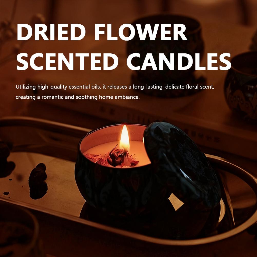 Home Fragrance Scented Candle - Aromatherapie Kaarsen Bloem Geur Geurkaars Potten