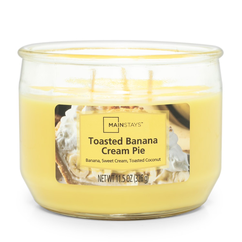 Home Fragrance Scented Candle - Geurkaars met geur van geroosterde bananenroomtaart,