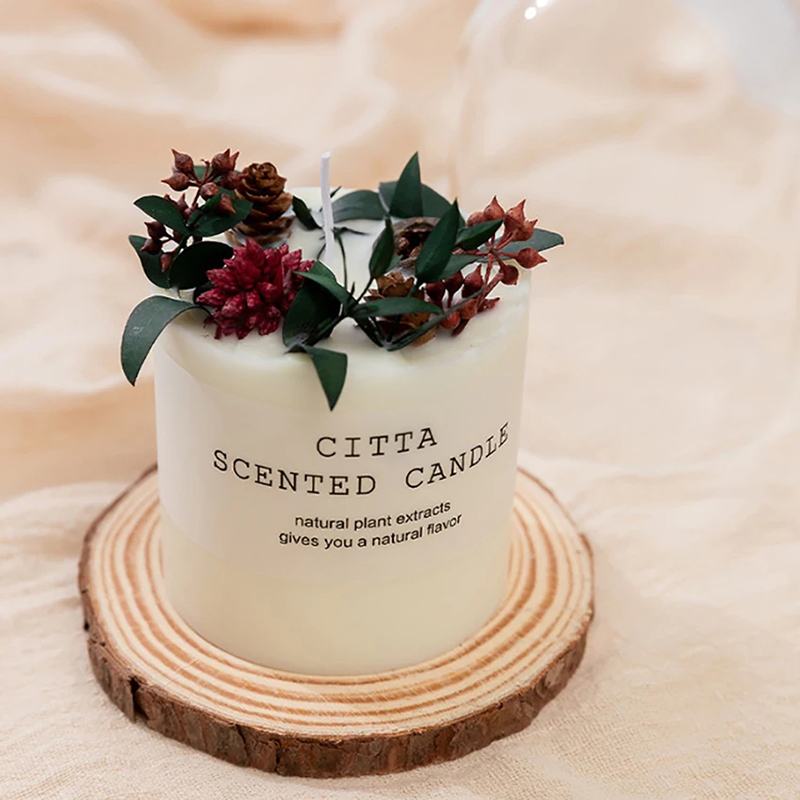 Home Fragrance Scented Candle - Bos Serie Geurende Soja Kaars Met
