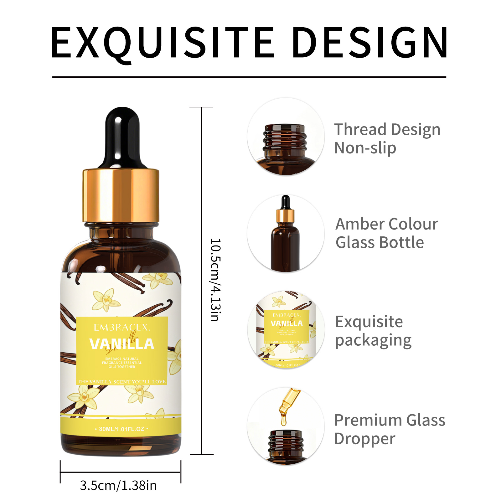 30 ml vanille-etherische olie  - Home Fragrance Gift recensie en prijs
