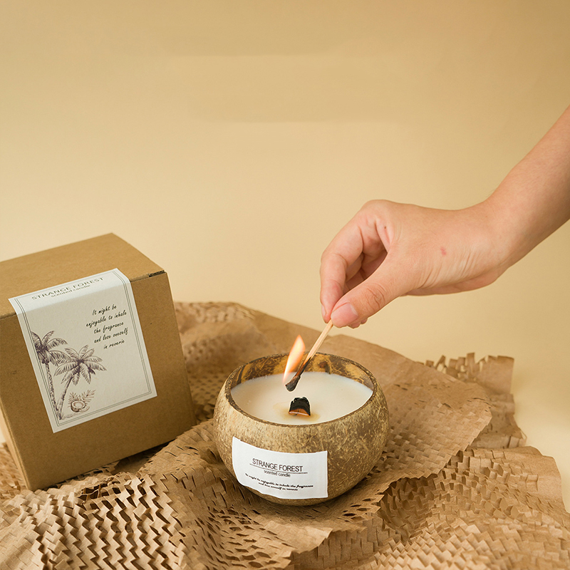 Kokosnoot Aromatherapie Kaars  - Home Fragrance Scented Candle recensie en prijs