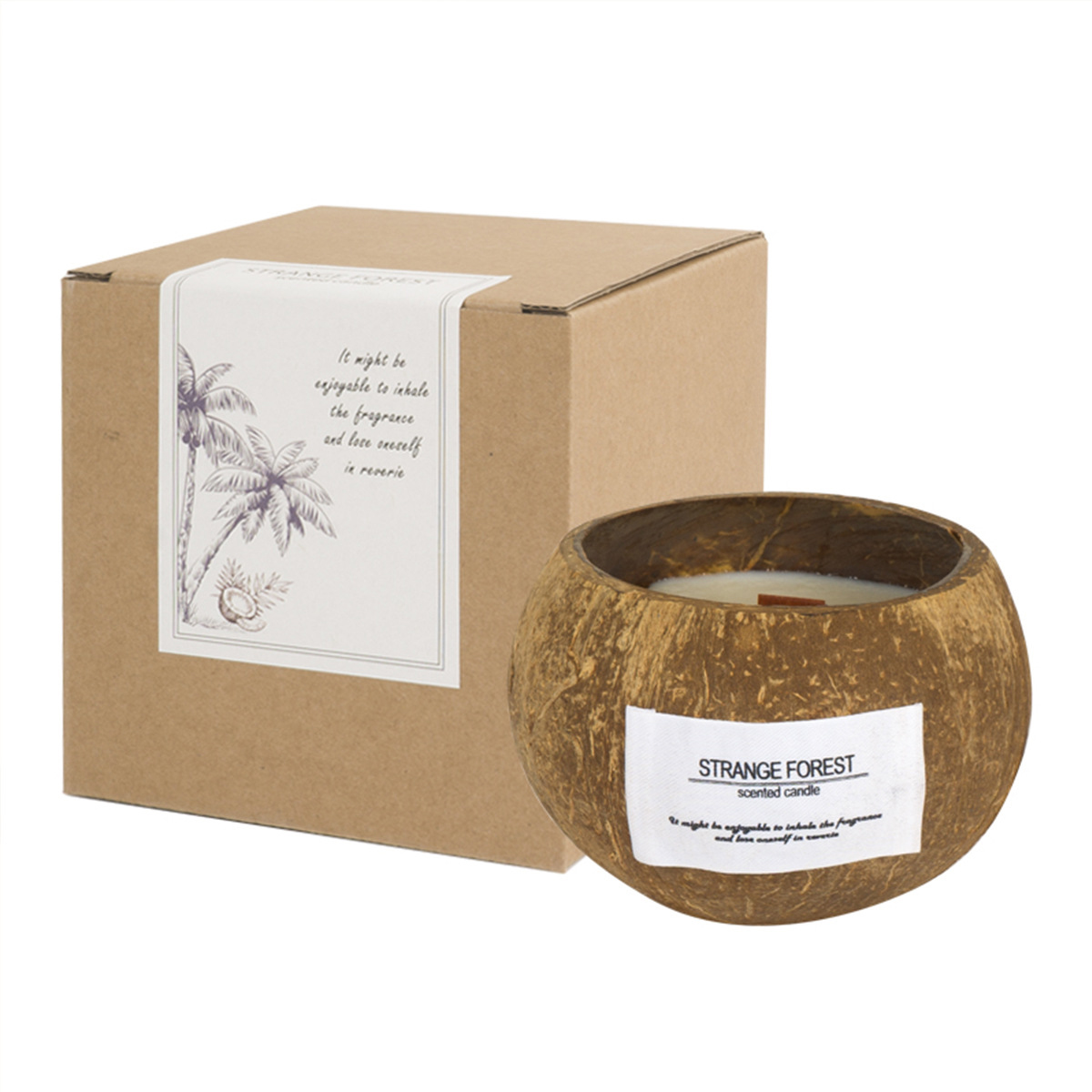 Kokosnoot Aromatherapie Kaars  - Home Fragrance Scented Candle recensie en prijs