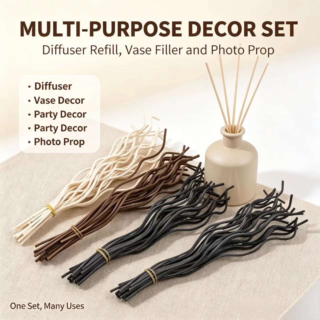 20 Stuks Lange Golvende Rotan  - Home Fragrance Reed Diffuser Refill recensie en prijs