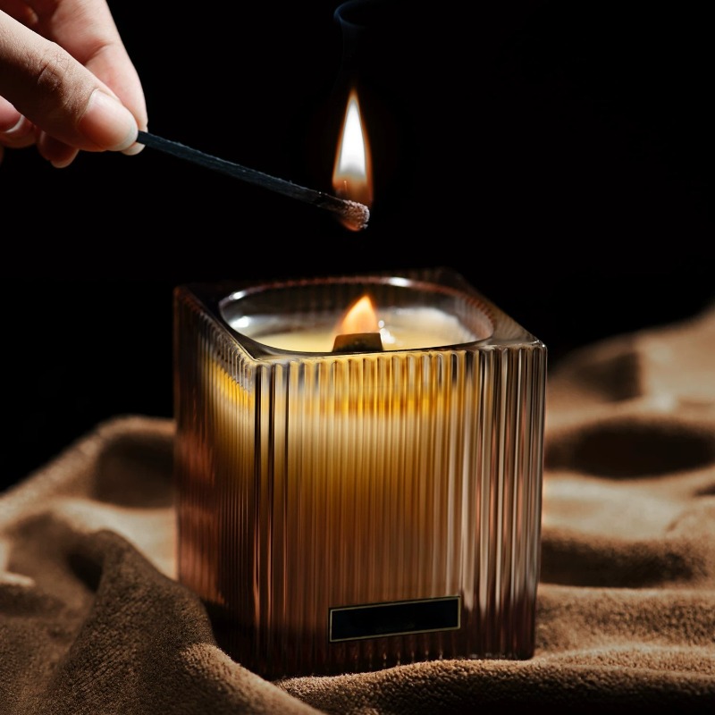 Aromatherapie geurkaars, langd - Home Fragrance Scented Candle recensie en prijs
