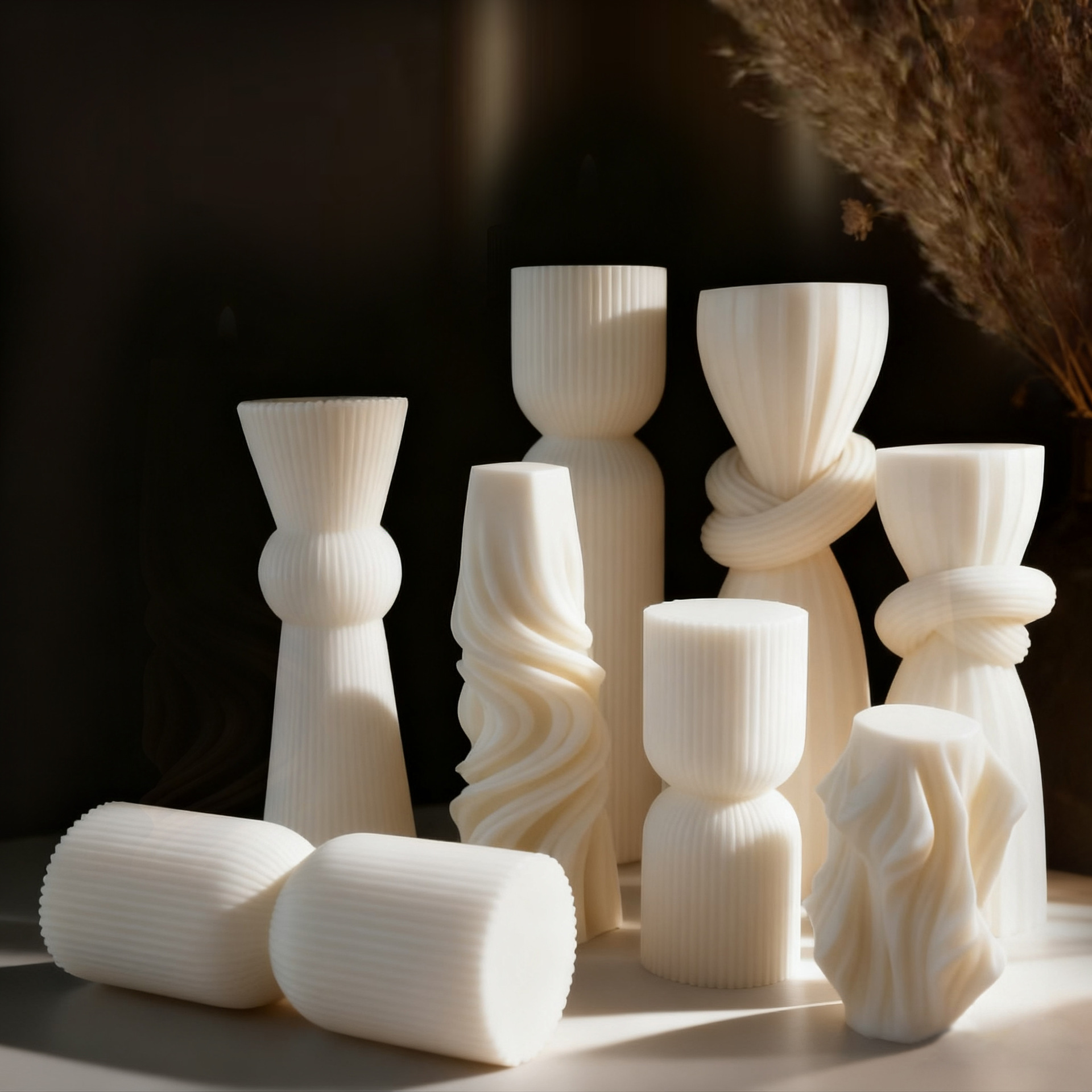 Noordse minimalistische witte  - Home Fragrance Scented Candle recensie en prijs