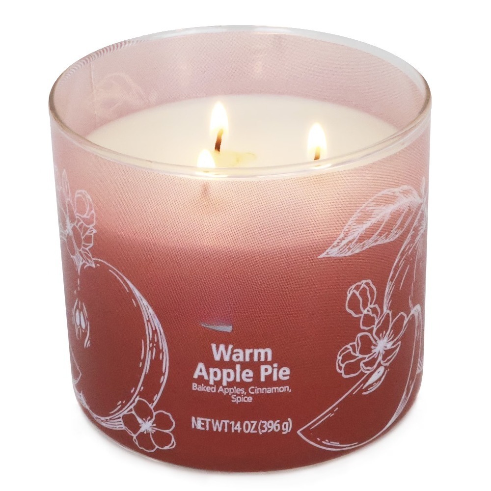 Geurkaars met warme appel-taar - Home Fragrance Scented Candle recensie en prijs