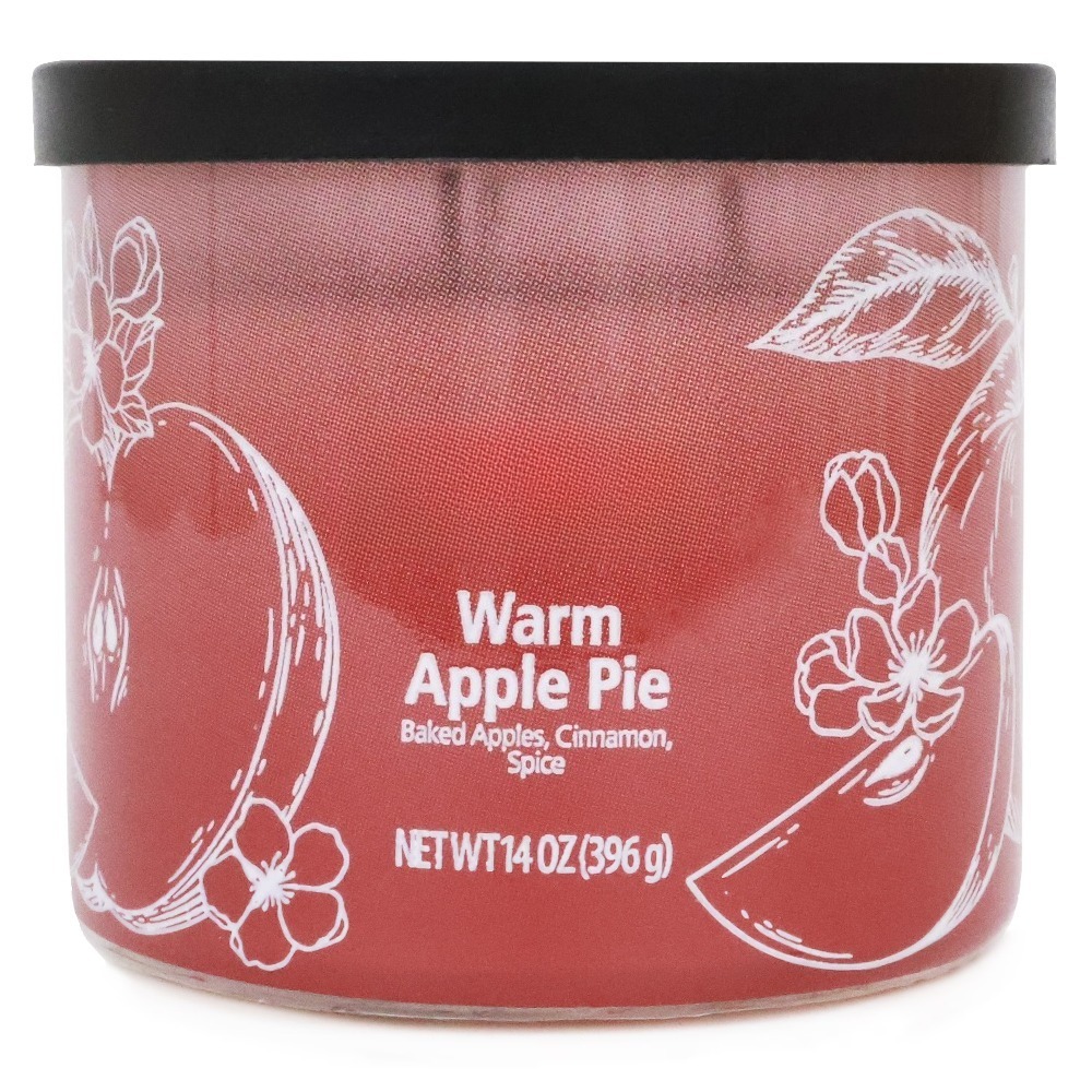 Geurkaars met warme appel-taar - Home Fragrance Scented Candle recensie en prijs